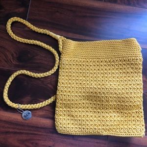 Yellow crossbody bag